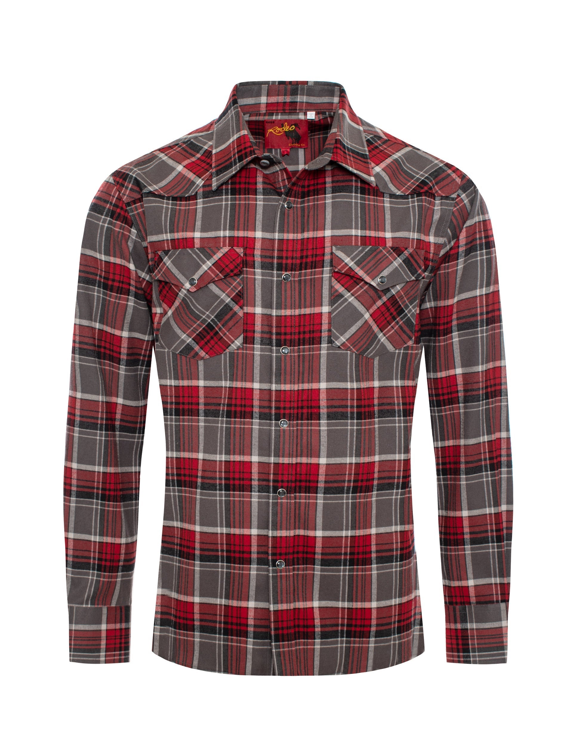 Men's Western Flannel Shirts With Snap Buttons-FLS300-310 - Rodeo Clothing wholesale 