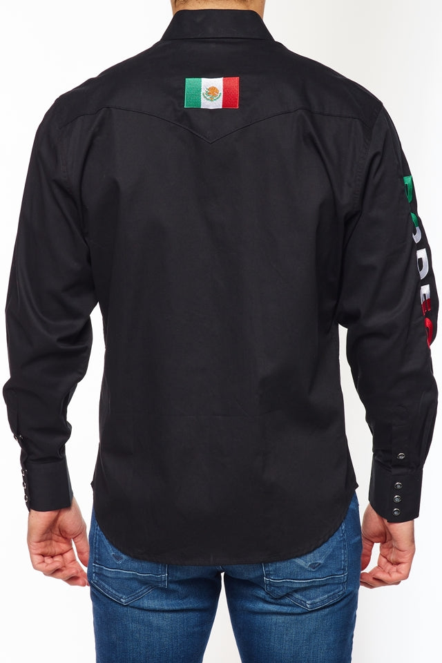 PS550-EMB-BLACKMEX - Rodeo Clothing wholesale 
