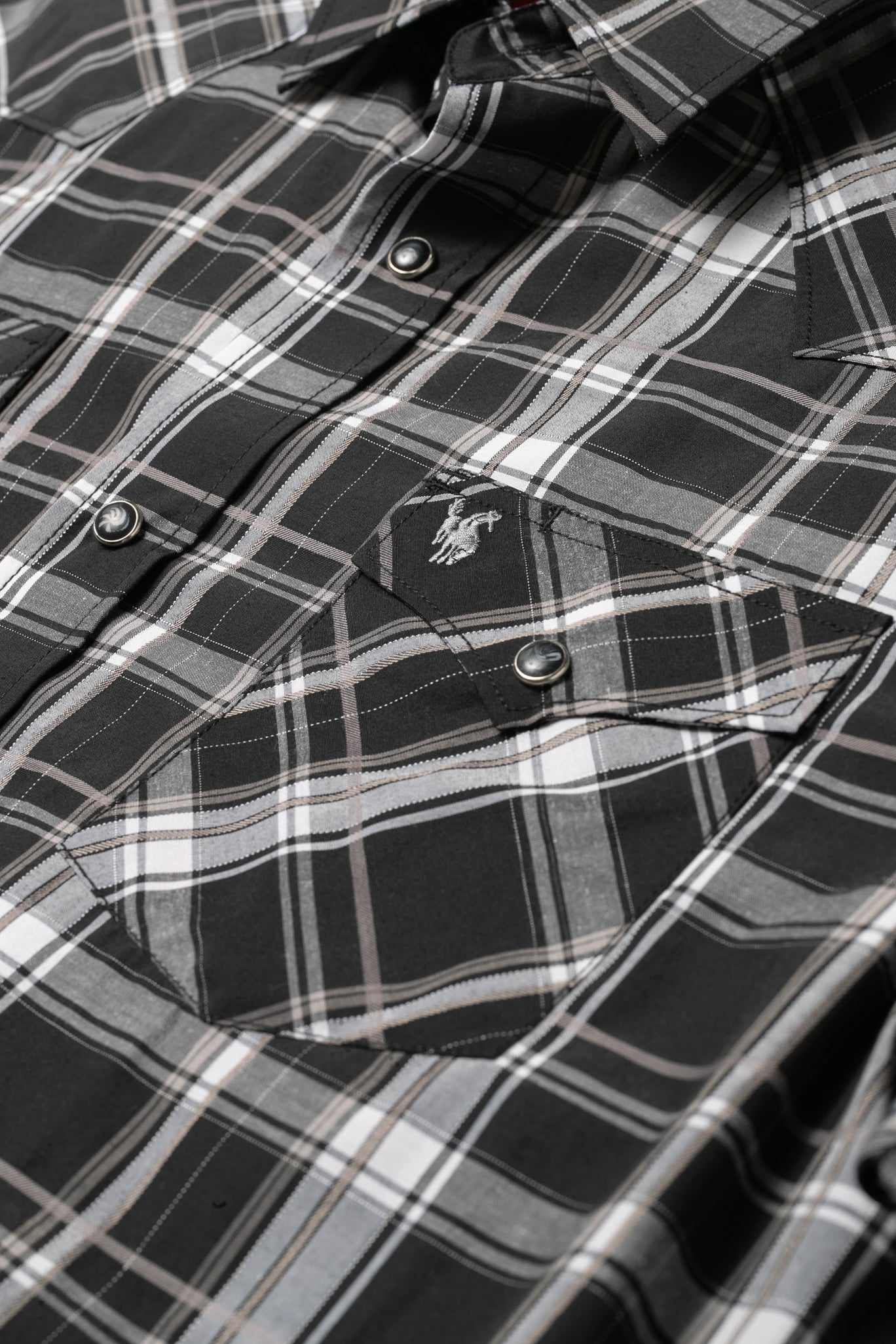 Men's Big & Tall Western Pearl Snap Plaid Shirt-PS400L-BT-476 - Rodeo Clothing wholesale 