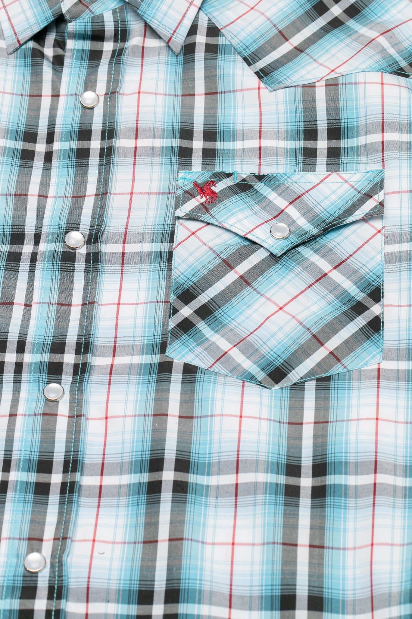 Men's Big & Tall Western Pearl Snap Plaid Shirt-PS400L-BT-493 - Rodeo Clothing wholesale 