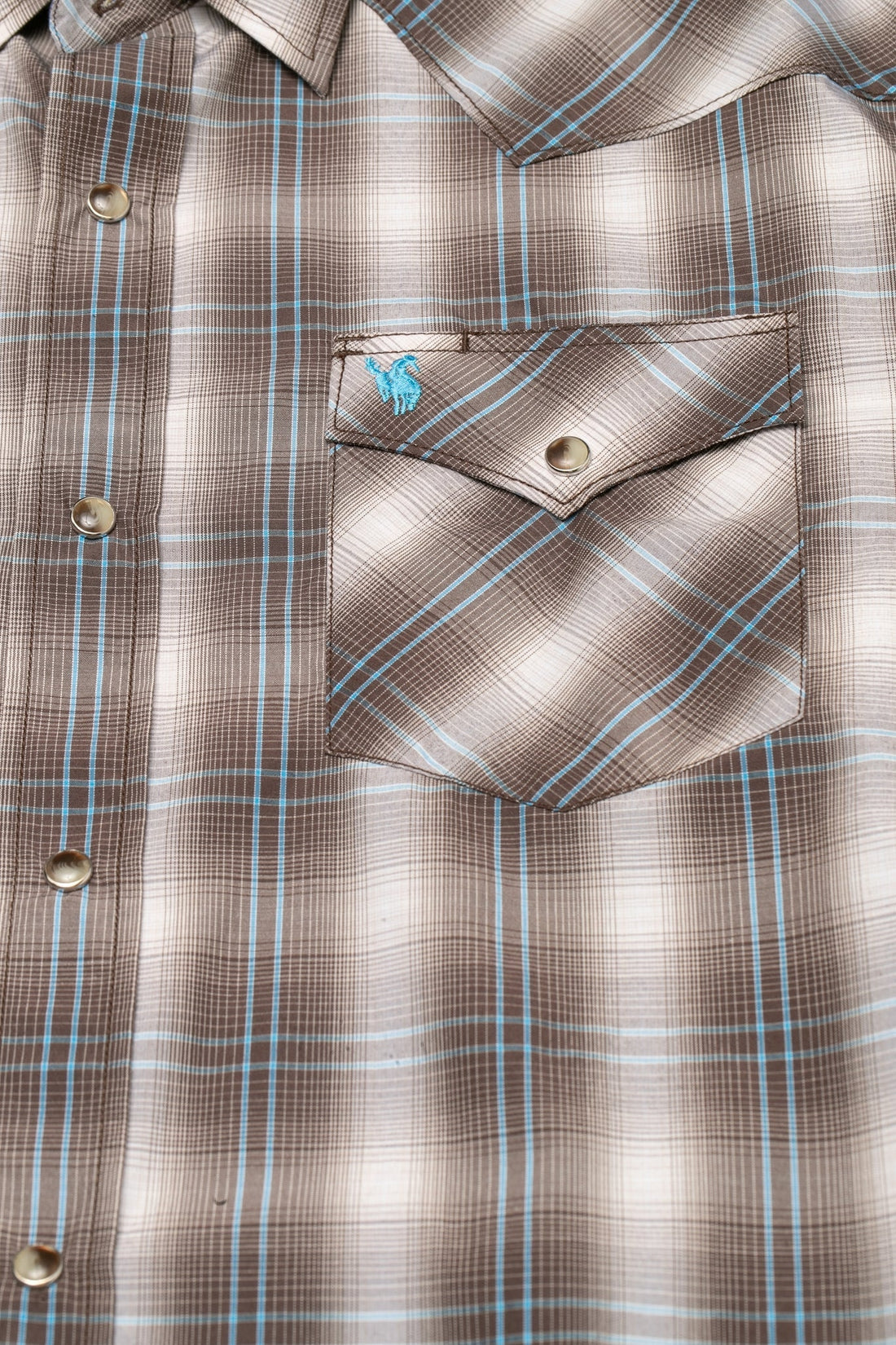 Men's Big & Tall Western Pearl Snap Plaid Shirt-PS400L-BT-461 - Rodeo Clothing wholesale 