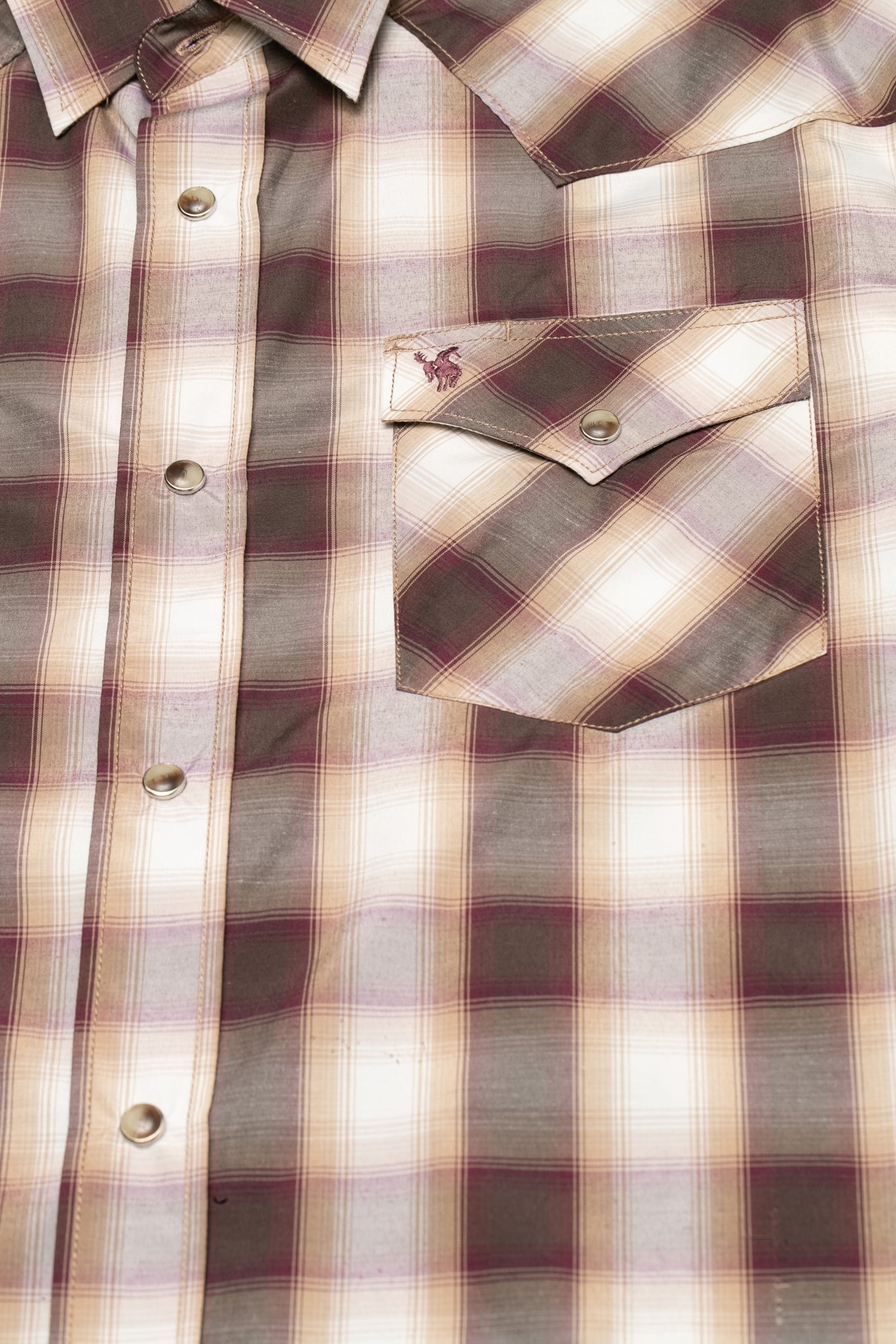 Men's Big & Tall Western Pearl Snap Plaid Shirt-PS400L-BT-474 - Rodeo Clothing wholesale 