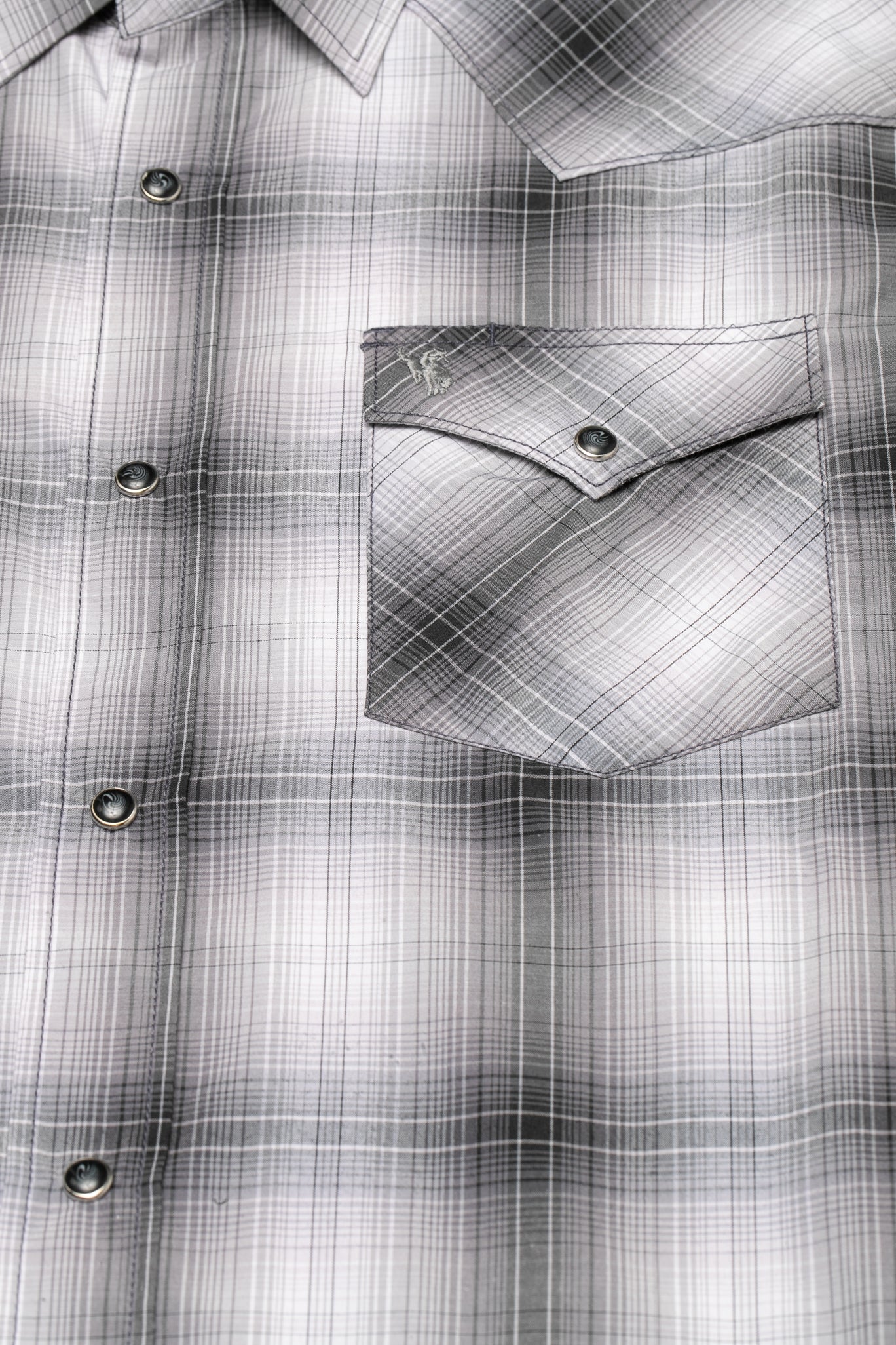 Men's Big & Tall Western Pearl Snap Plaid Shirt-PS400L-BT-453 - Rodeo Clothing wholesale 