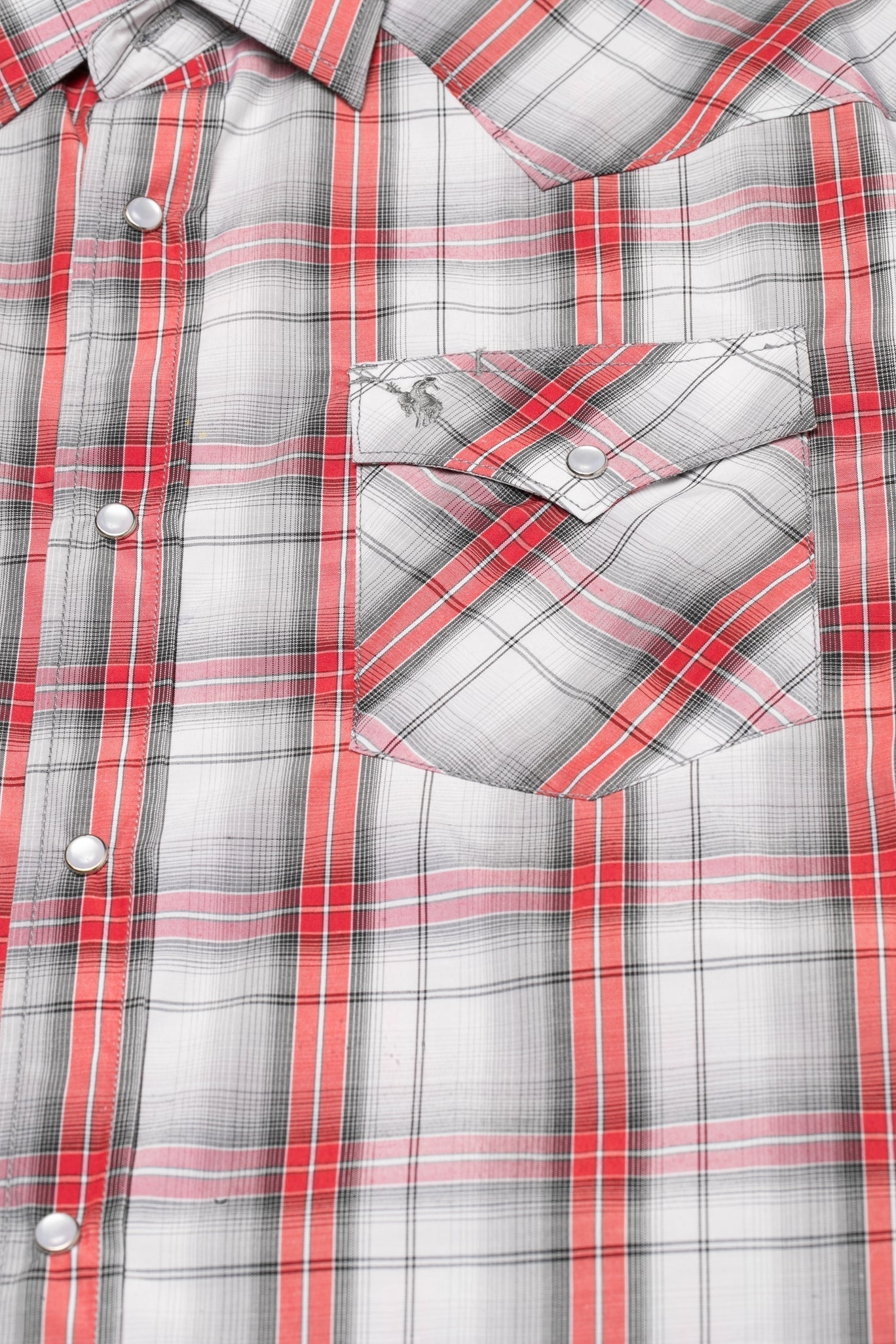 Men's Big & Tall Western Pearl Snap Plaid Shirt-PS400L-BT-451 - Rodeo Clothing wholesale 