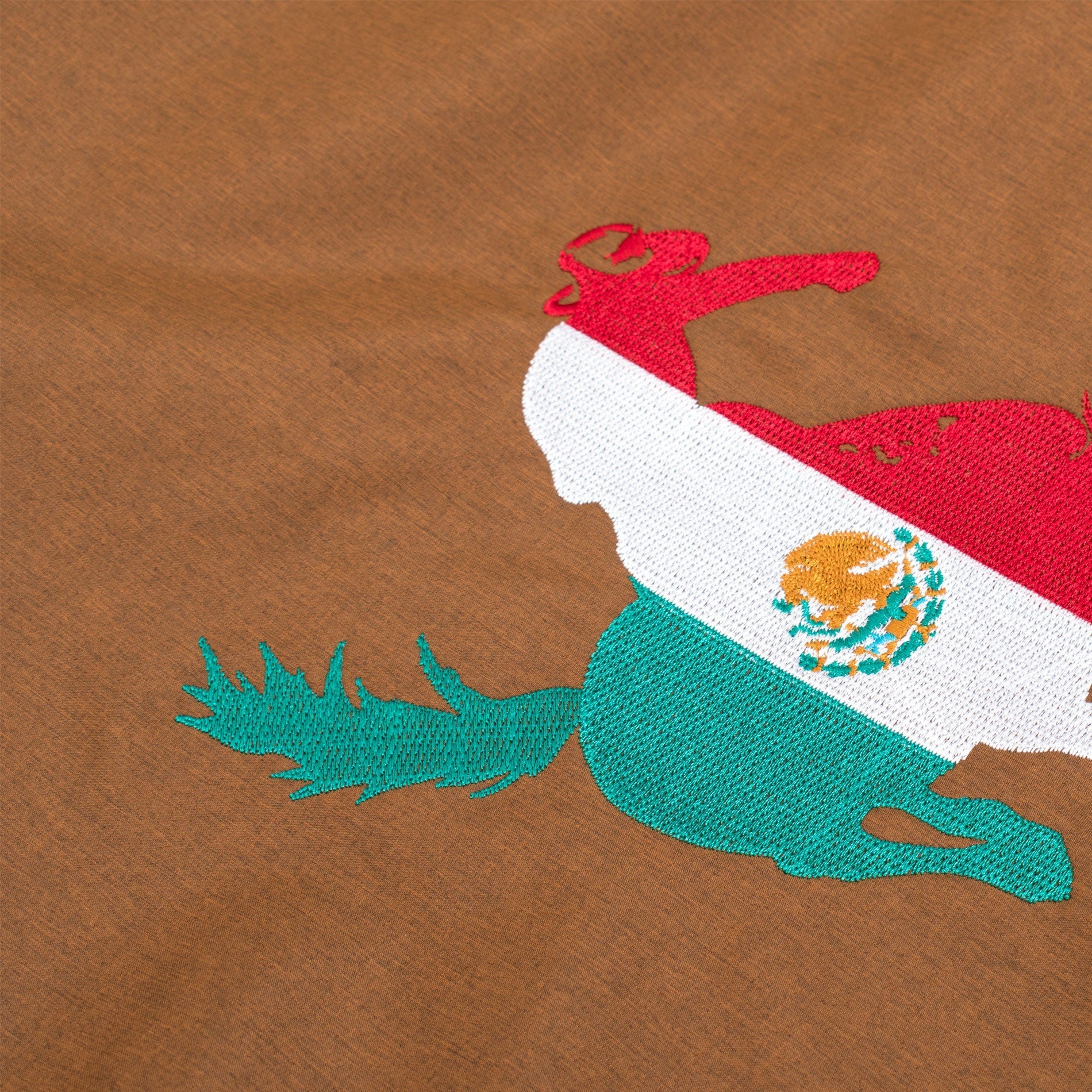 Women's Western Mexico Embroidery Jacket-LJ650EMB-MHL-COGNAC - Rodeo Clothing wholesale 