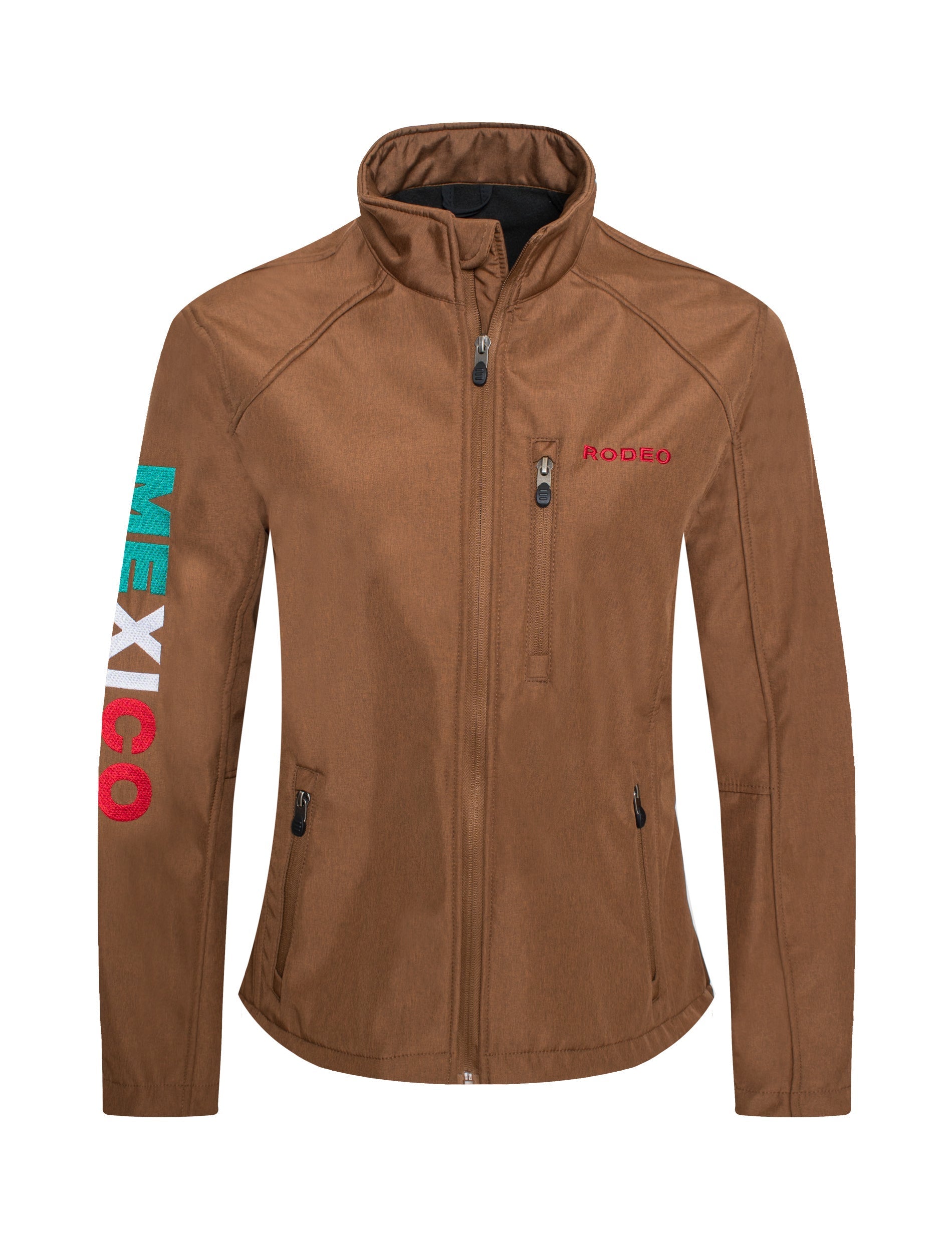 Women's Western Mexico Embroidery Jacket-LJ650EMB-MHL-COGNAC - Rodeo Clothing wholesale 