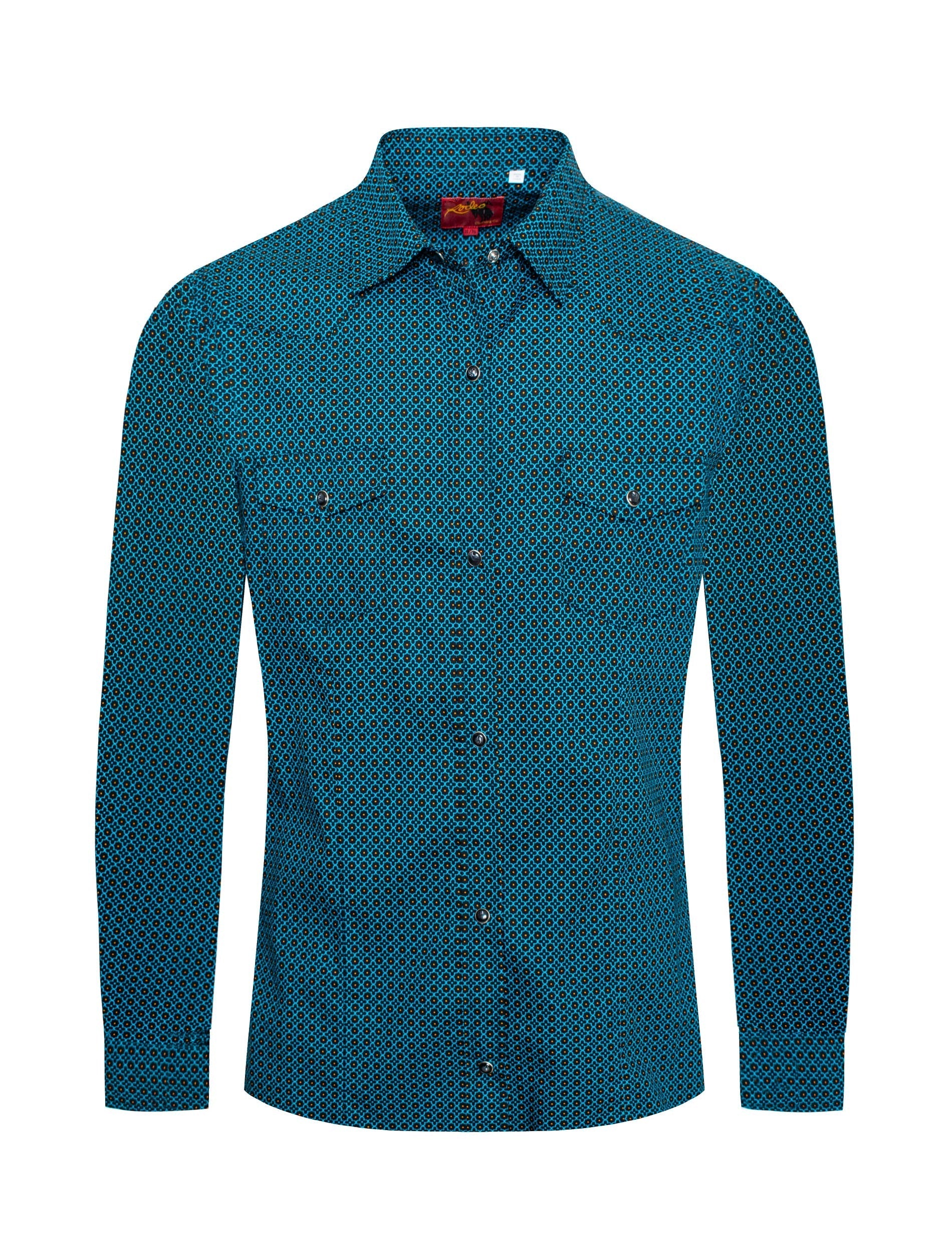 Women's Western Print Shirts-LS100-106 - Rodeo Clothing wholesale 