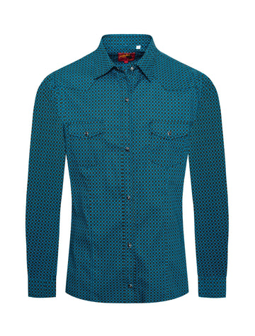 Women's Western Print Shirts-LS100-106 - Rodeo Clothing wholesale 
