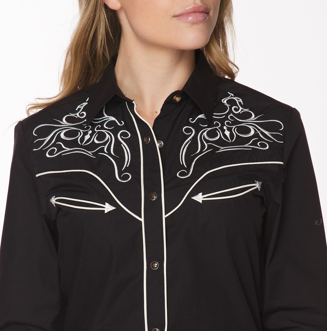 Women’s Western Embroidered Shirts-LS500-502 - Rodeo Clothing wholesale 