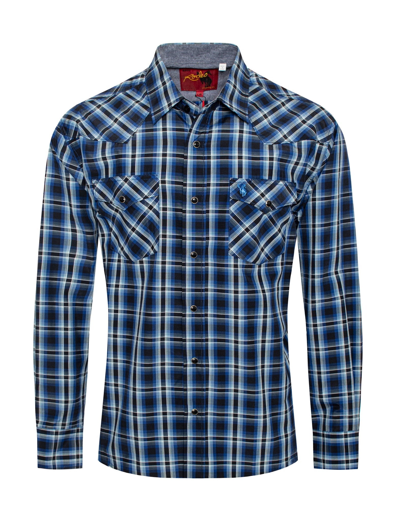 Men's Western Long Sleeve Pearl Snap Plaid Shirt-PS400-418 Pack F(1M-2L-2XL-1XXL) Men's Western Long Sleeve Pearl Snap Plaid Shirt-PS400-418 Pack F(1M-2L-2XL-1XXL)