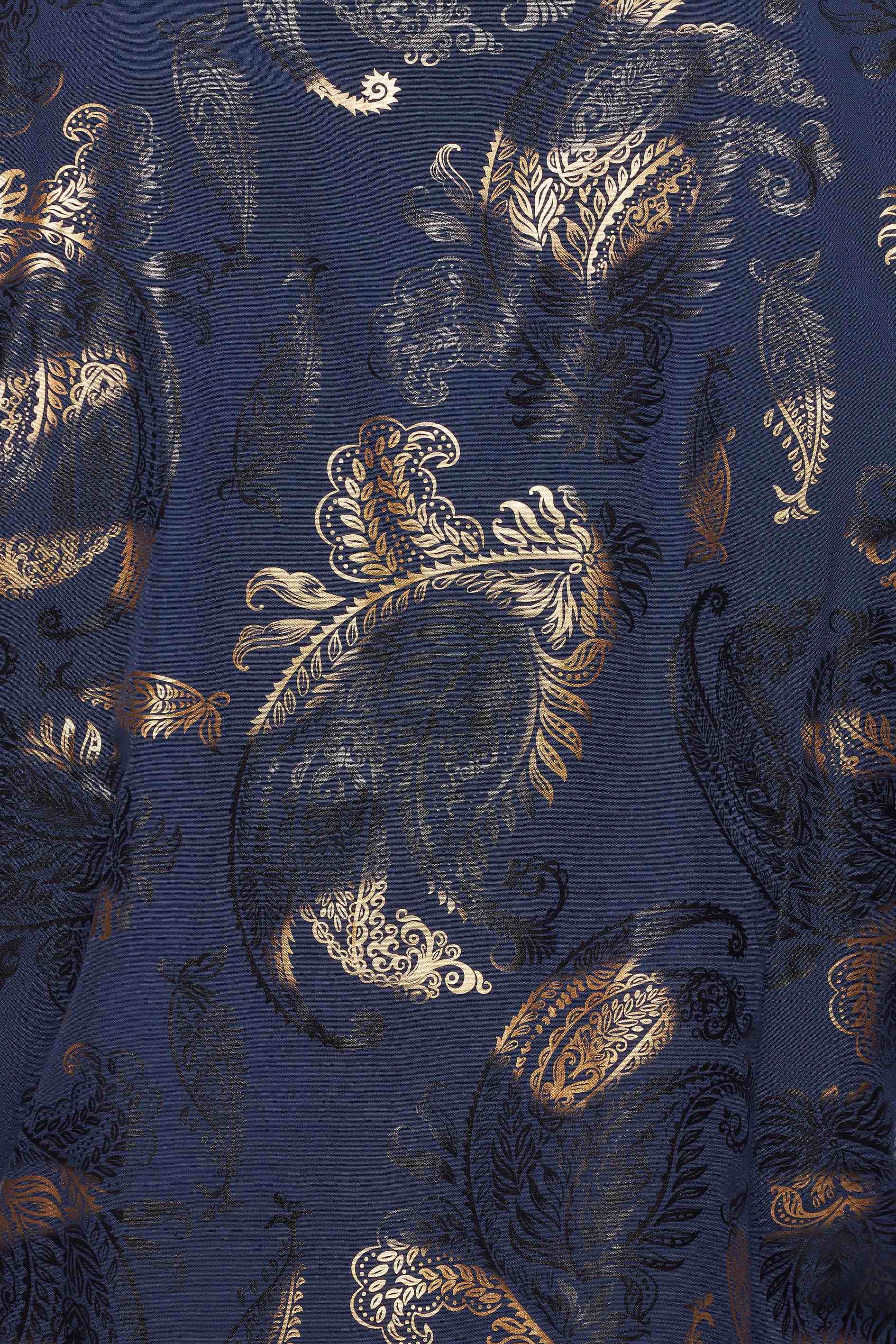 Mens Luxury Brand Printed Silk Like Shirts-HLS2002L-528 - Rodeo Clothing wholesale 