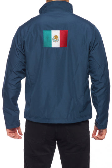 Men's Soft Shell Bonded Jacket-NJ650-EMB-MEX- NAVY - Rodeo Clothing wholesale 